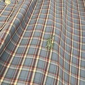 Polo Ralph Lauren Men's Shirt Large Sleeve Custom Fit Plaid Multicolor Pony